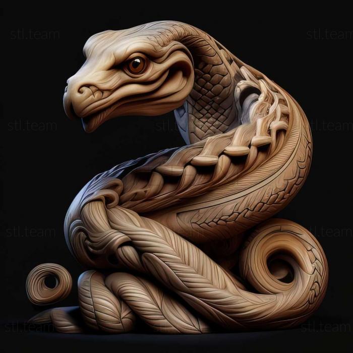 3D model snake (STL)